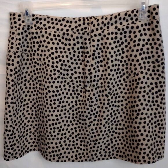 BCBG Generation Polkadot Patchwork A-Line Skirt Size 12 - Picture 8 of 15